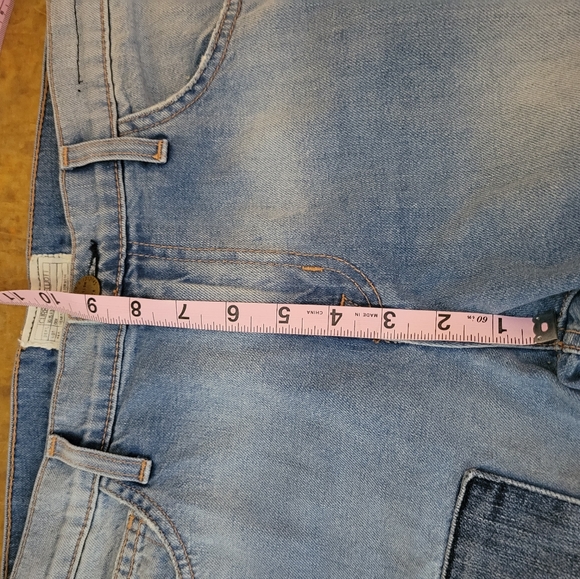 Current/Elliott The Fling Boyfriend Patchwork Jeans Size 29 - Picture 10 of 11